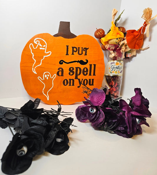 Spooky Spellbinding: Halloween Pumpkin Decoration